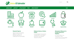 Desktop Screenshot of datoselsalvador.org